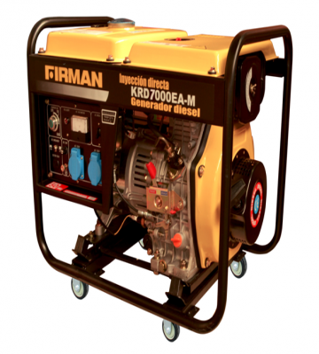 GENERADOR ELECTRICO FIRMAN KRD-7000EA-M 220 V.DIESEL